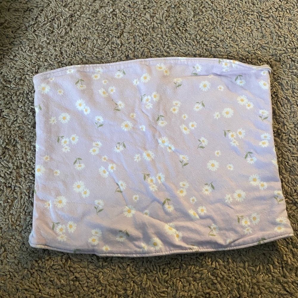 floral tube top